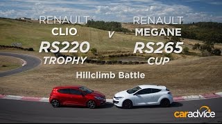 Renault Clio Rs220 Trophy V Renault Megane Rs265 Cup - Hillclimb Battle