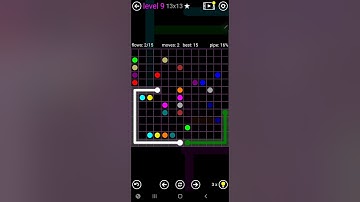 How To Solve Flow Free Purple Pack Level 9 13x13 Harder Board Walk Through Solution Walkthrough