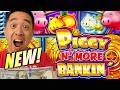 ★NEW SLOT!★ I GOT A FLYING PIG!! 🐷 PIGGY N’ MORE BANKIN’ Slot Machine (LIGHT &amp; WONDER)