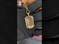 Perfect gift. Laser engraved pendant. Gold version. #fashion #engraving #mensfashion #jewelry