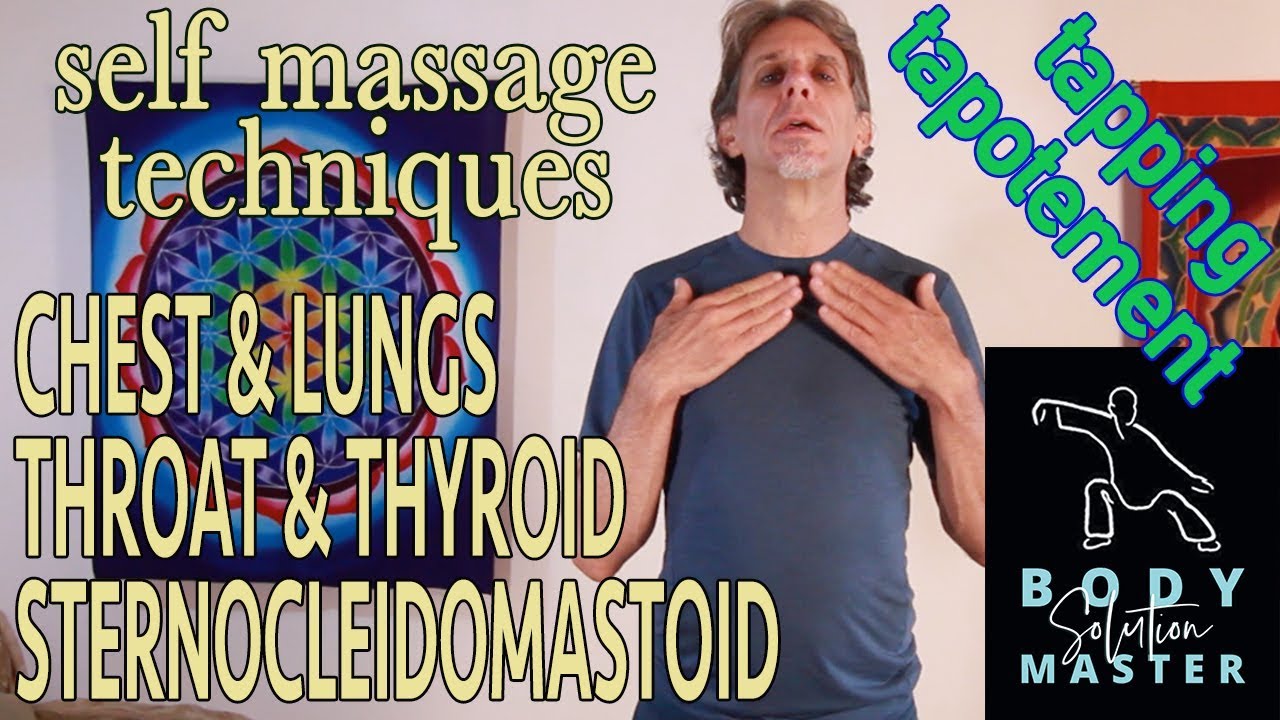 How To Self Massage Using Tapotement Percussion On Chestthroatlungssternocleidomastoid
