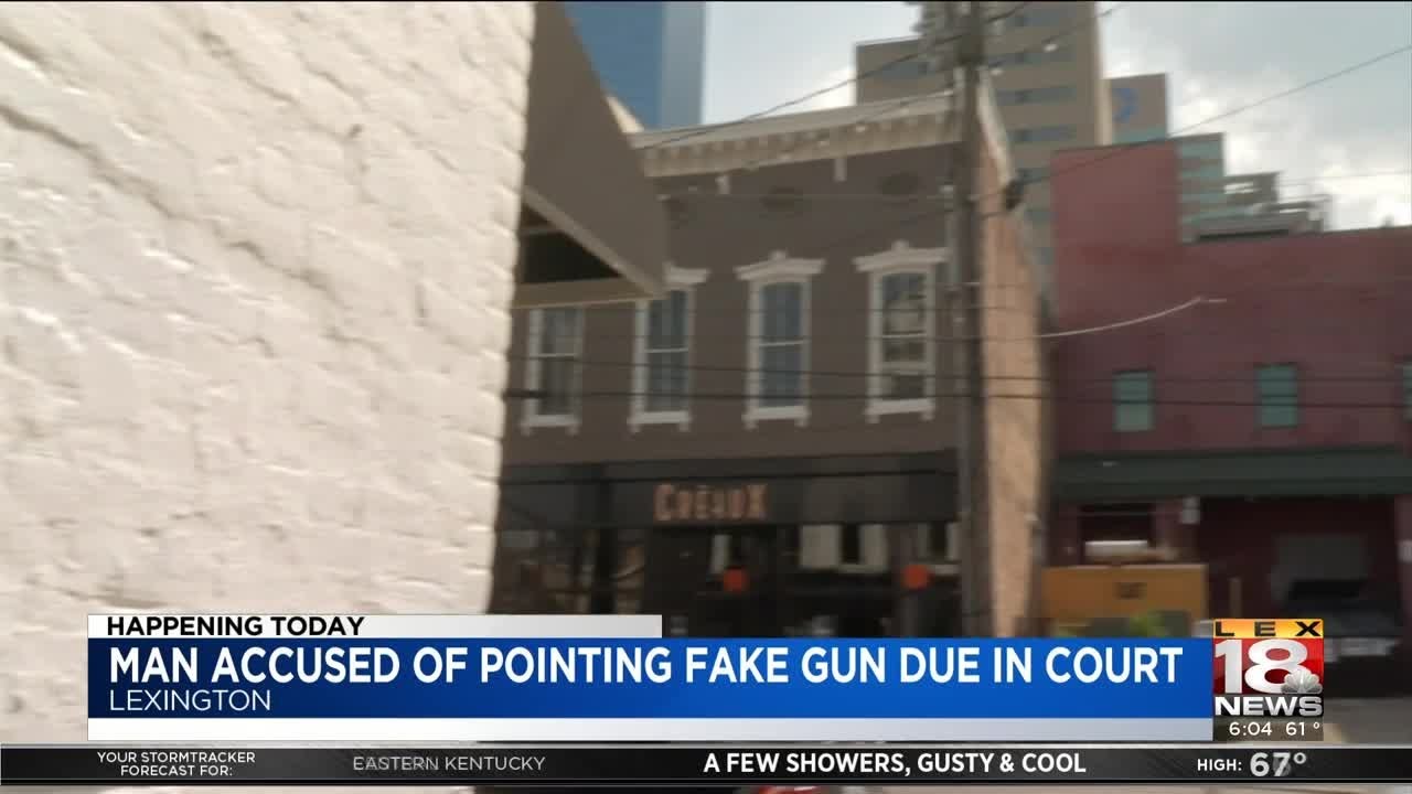 Man Accused Of Pointing Fake Gun Due In Court - YouTube
