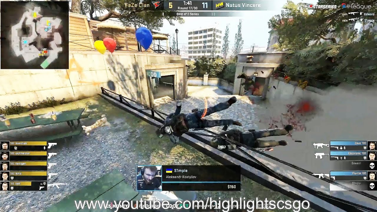 CS:GO HIGHLIGHTSCSGO StarSeries i-League Season 4 Полуфинал FaZe NaVi Liquid mousesports