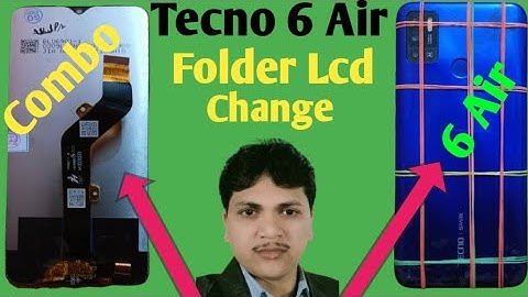 Tecno Spark 6 Air Tuch Screen Replacement | Combo Change Tecno 6 Air Display, Folder Replace | Bhawn