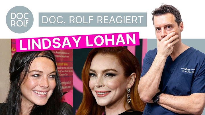 Warum altert LINDSAY LOHAN 2024 rückwärts?! doc.rolf reagiert