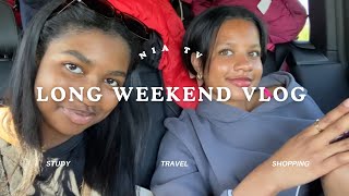 LONG WEEKEND VLOG (getting my sister from college, shopping haul & more)