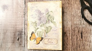 Envelope Folio Pocket Flip Out - Using Shabby Lilac - Part 3 - Junk Journal