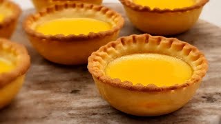 Egg Tart Recipe┃港式蛋挞 ┃Does it taste as good as it looks?