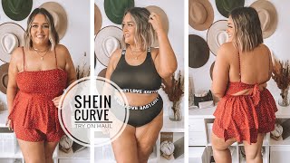 SHEIN CURVE | TRY ON HAUL | ROMPERS, LOUNGEWEAR + MORE