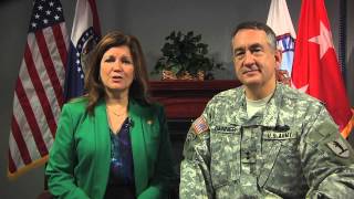 Major General Steve Danner and Katie Steele-Danner Holiday Greeting 2013