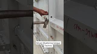 Wall Panel PIN & Wedges Fixing #construction