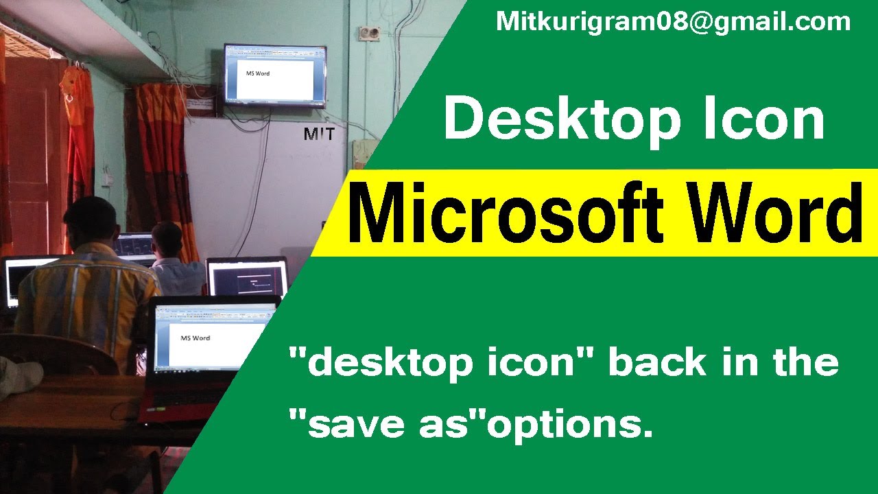  Solved How Can We Save A Document By Presenting A Desktop Icon