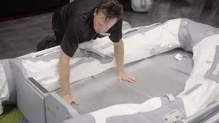 How To Assemble Aluminum Floor Rigid Inflatable Boat screenshot 1
