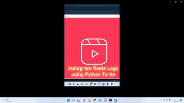 Instagram Reels Logo Using Pyhton Turtle |Coding Video | #shorts #viral #python #instagram