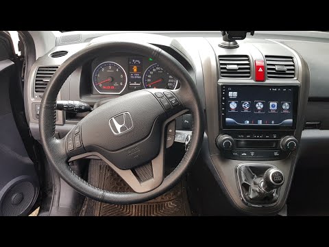 9 inch Android 10 car multimedia head unit on Honda CRV III 2011