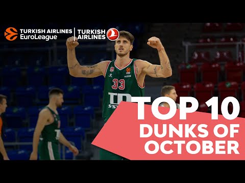 Turkish Airlines EuroLeague, Top 10 Dunks of October!