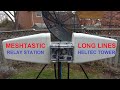 Meshtastic long lines relay tower station
