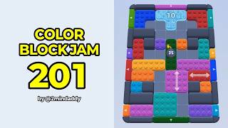 Color Block Jam Level 201 Solution and Walkthrough