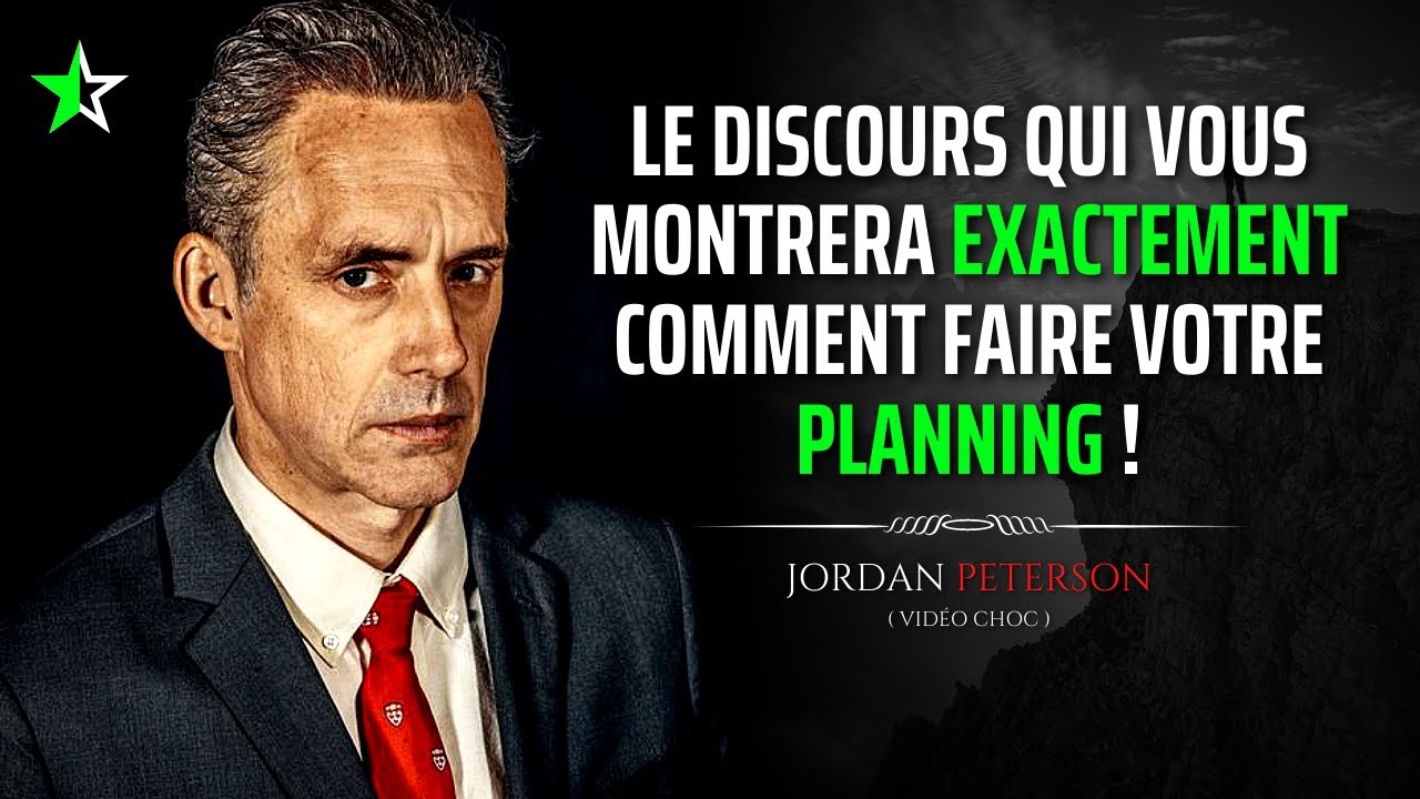 LA VIDÉO QU'IL TE FAUT POUR CHANGER DE VIE ! Jordan Peterson