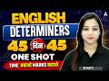 SSC CGL 2026 | SSC CGL English Classes | Determiners One Shot | Day 10 | By Bharti Mam