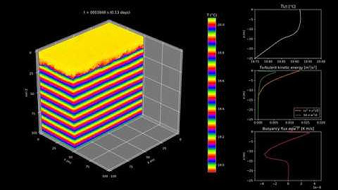 Oceananigans.jl: Free convection with wind stress