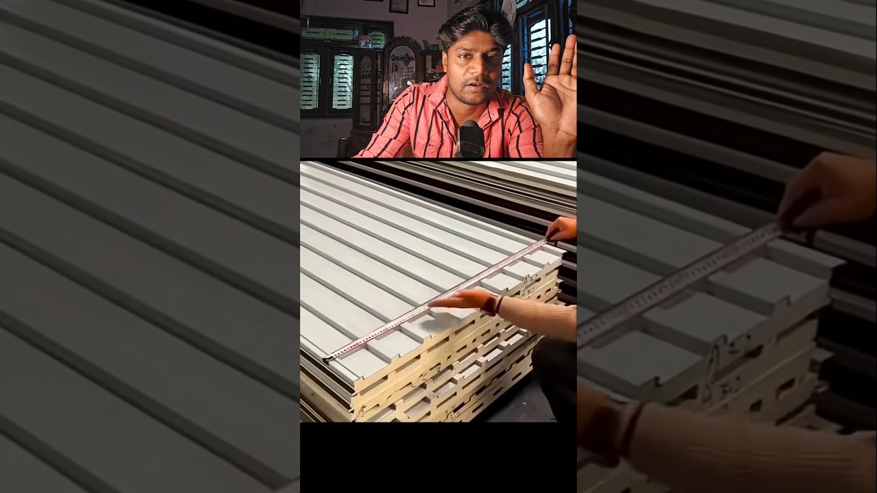 Tin sheets are now a new option for laying the roof,...🥰✨ | 