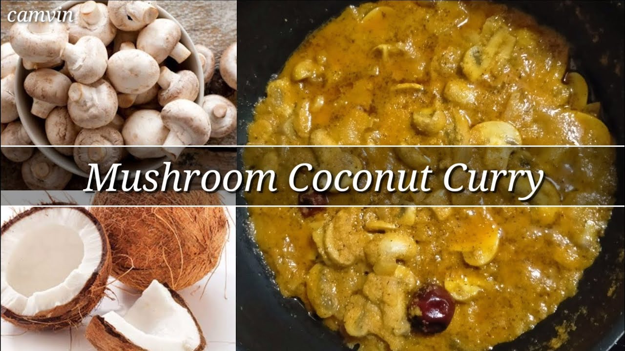 Mushroom Coconut Curry || Mushroom Masala || Mushroom Curry || Sidedish Recipe || Coconut Mushroom