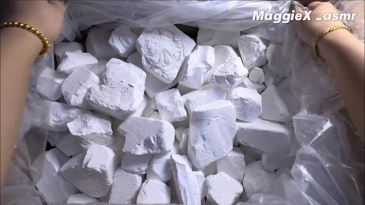 Jumbo Chalk Unboxing | Slightly Hard & Crispy | Grainy Texture | Stress & Fatigue Relief | ASMR