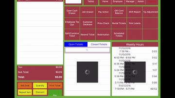 How To Adjust Tips and Run a Shift Report