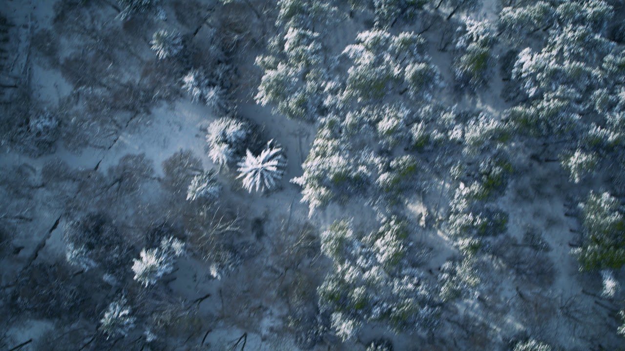 Snow in Dunfermline Duloch Winter 2021, cinematic drone