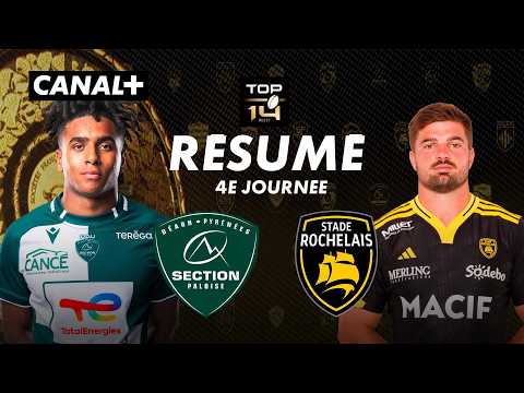 Le résumé de Pau / La Rochelle - TOP 14 - 4ème journée
