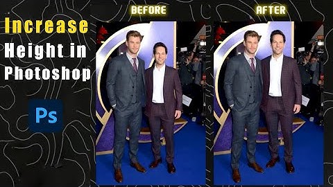 Increase Height in Photoshop 2024 | Stretch Image Without Distortion 📏✨