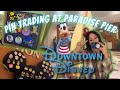 Disney pin trading adventures 10 paradise pier has a pinboard