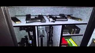 STACK-ON TACTICAL GUN CABINET 2015 FIRST ON YOU TUBE TO CUSTOMIZE A STACK-ON TACTICAL CABINET. INSTALLED CARPET AND LED LIGHTS. THE BEST