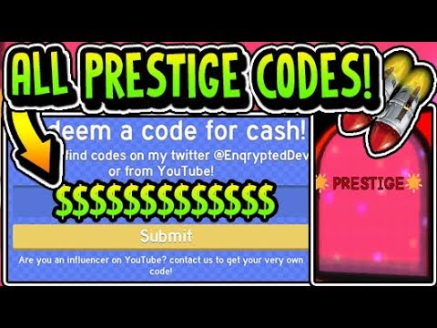 All New Secret Prestige Update Codes 2019 Prestige