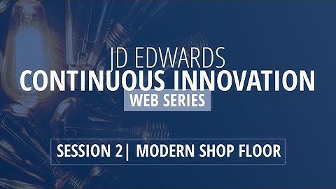 Modern Shop Floor – Create a Simple Shop Floor Interface for End Users