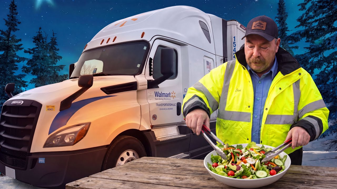 Making Dinner in the Semi Truck