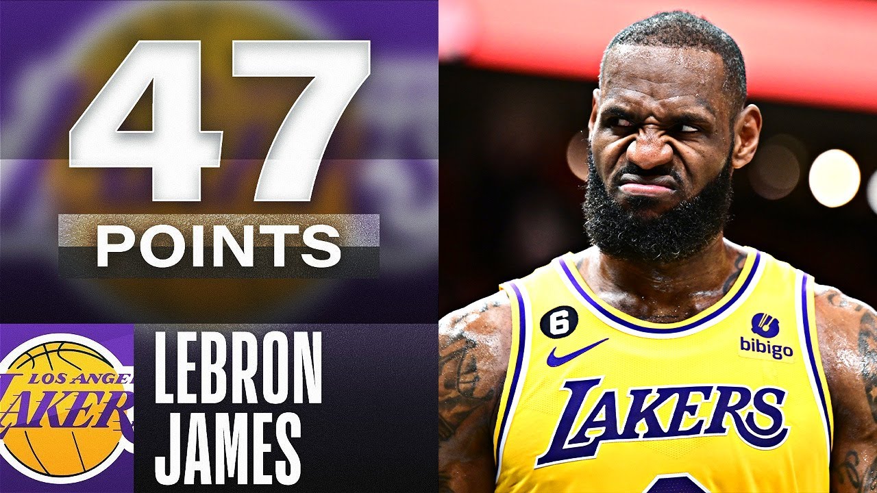 LeBron James scores season-high 47 points on 38th birthday