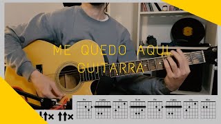 GUITARRA | Me quedo aqui - Gustavo Cerati ( cover/tutorial) Martin Lopez