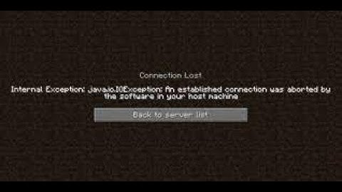 Fix Minecraft Connection Lost  Internet Exception Error | Mine Craft Disconnection Solved 100% 2022