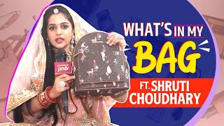 What's In My Bag With Shruti Choudhary | Mera Balam Thanedaar | PressNews TV Exclusive