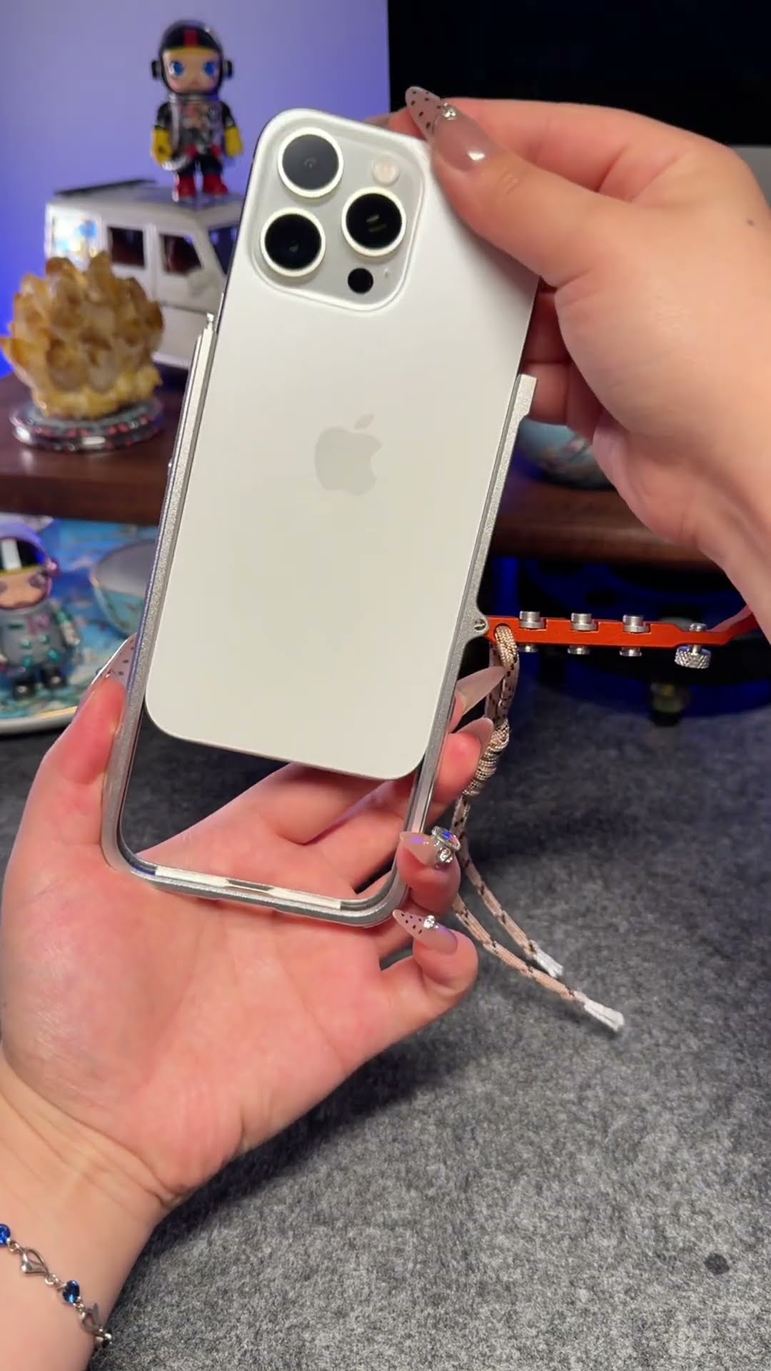 Give your iPhone 16 pro a metal exoskeleton #iPhone16proMax #shorts