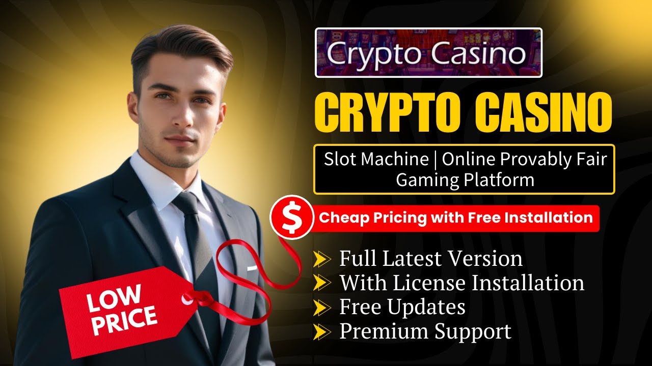 [Latest Version] Crypto Casino | Slot Machine | Online Provably Fair Gaming Platform (Cheap Price)