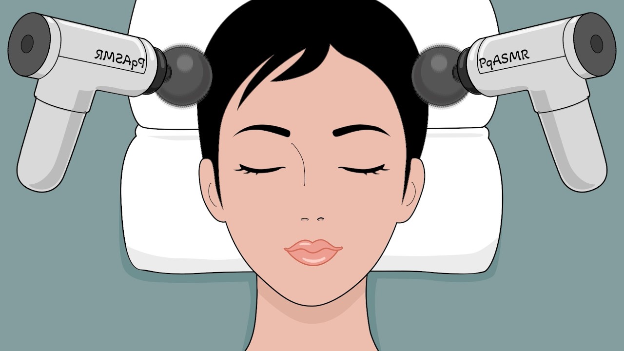 ASMR ⚠️ Массажный пистолет для мозга, который невероятно быстро бьет ⚠️ Интенсивные звуки