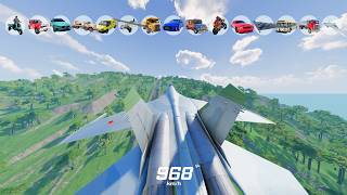 Beautiful 600 MPH INSTANT ACCELERATION 🚀 Which Car Survives? 💥 | BeamNG.drive Plant