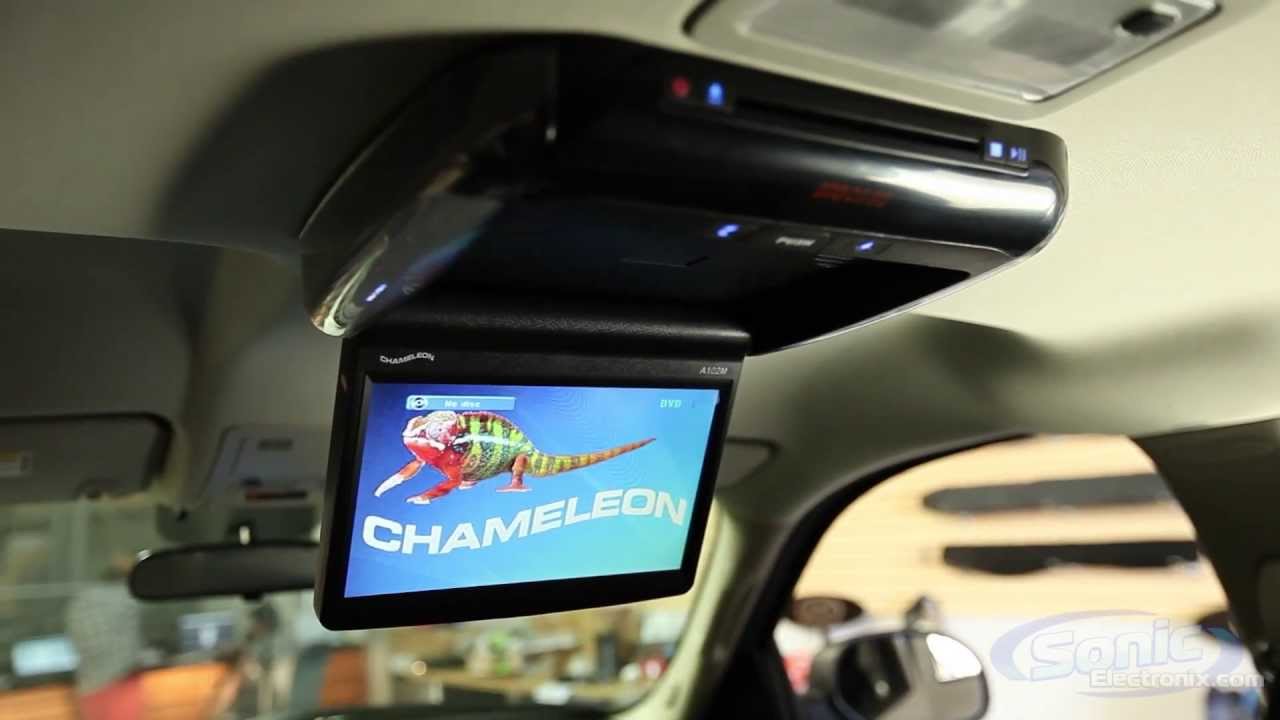 Concept A102M Chameleon Overhead Flip Down LCD Monitor w ... ford expedition radio wiring 