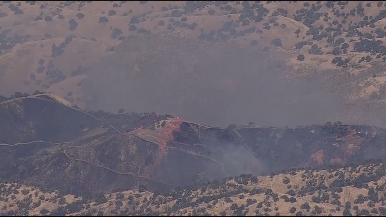 Raw Video: Hollow Fire Burns In San Joaquin County - YouTube