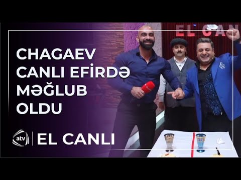 Chagaev 4x20 kimi məşhurlaşan idmançı efirdə aparıcı Elcan Rəsulovla yarışdı / El Canlı