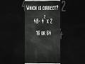 Order of Operations and Exponents