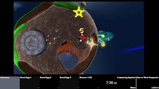 Super Mario Galaxy 120 Star (Mario) 1P Speedrun in 6:20:28